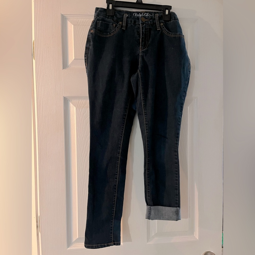 🐣8 petite Faded Glory jeggings EUC🐣